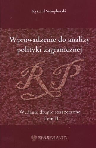 Wprowadzenie do analizy polityki zagranicznej RP