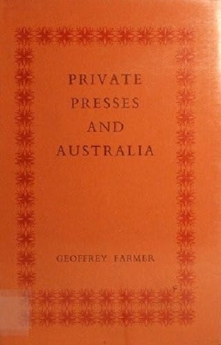 Private presses and Australia
