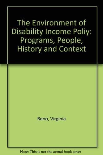 The environment of disability income policy
