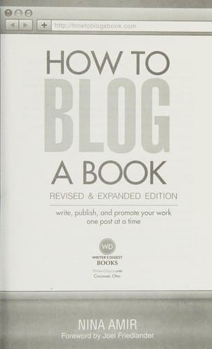 How to blog a book