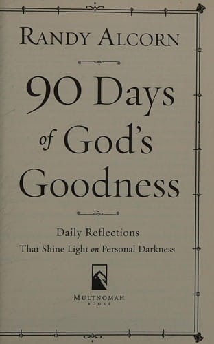 90 days of God's goodness