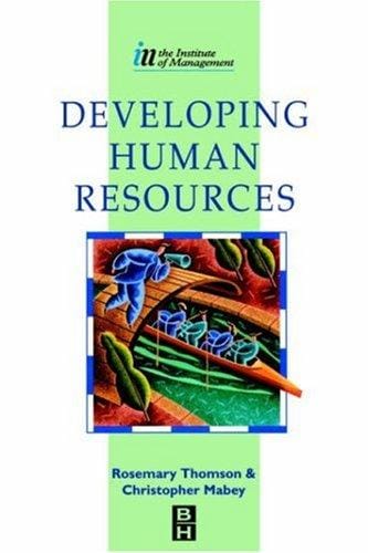Developing human resources