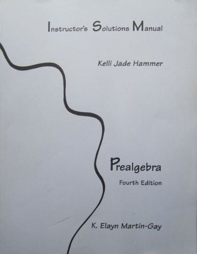 Instructor's Solutions Manual - Prealgebra