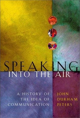 Speaking into the air