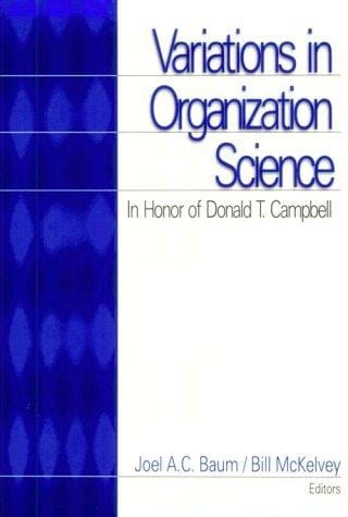 Variations in organization science