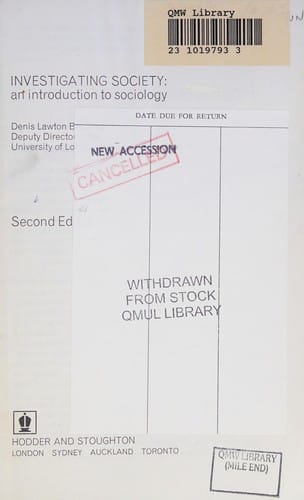 Investigating society