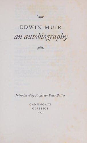 An Autobiography (Canongate Classic, 50)