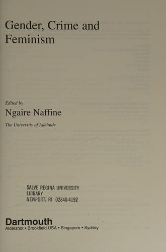 Gender, crime, and feminism