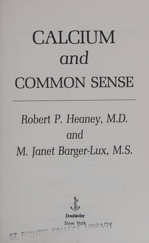 Calcium and common sense