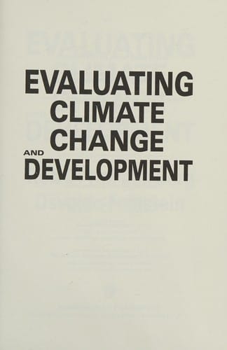 Evaluating climate change and development