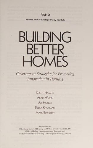 Building better homes