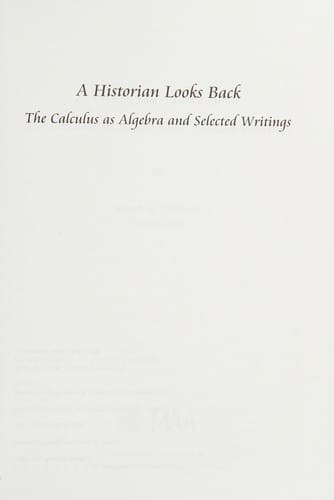 A historian looks back