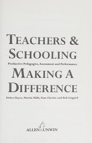 Teachers & schooling making a difference