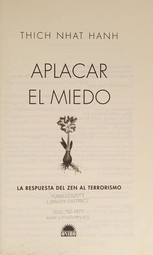 Aplacar el miedo/ Calming the Fear