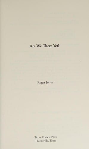 Are we there yet?