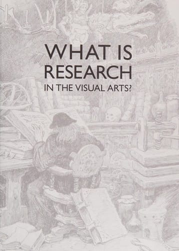 What is research in the visual arts?