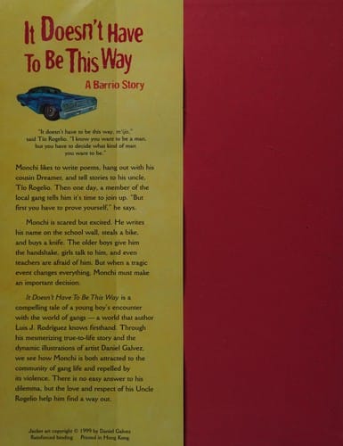 It doesn't have to be this way