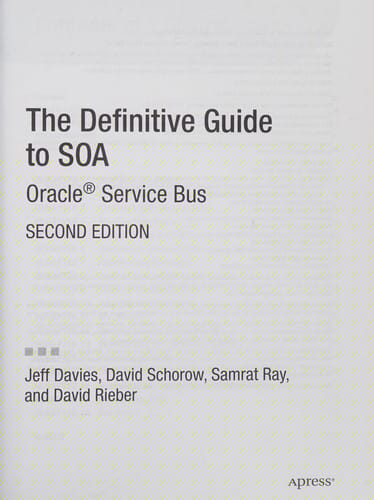 The definitive guide to SOA