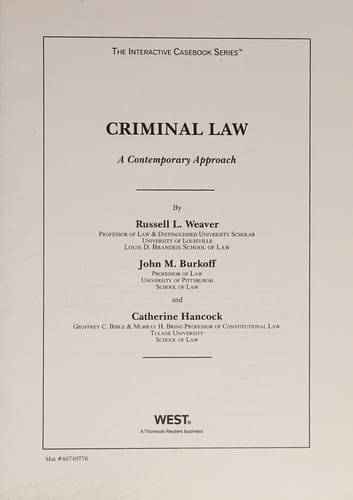 Criminal law