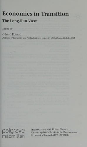 Economies in transition