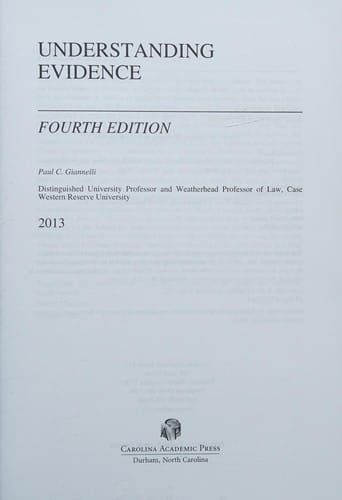 Understanding evidence