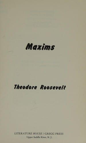 Maxims