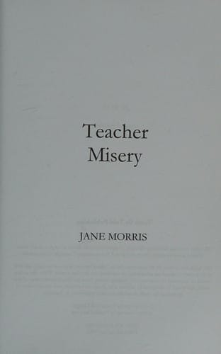 Teacher misery