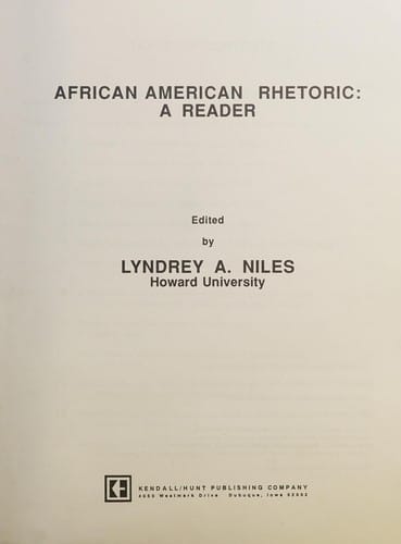 African American rhetoric