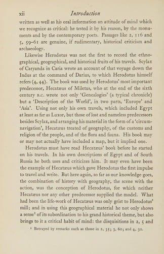 Herodotus and the road to history