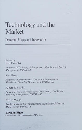 Technology and the market