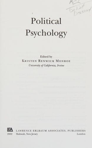 Political psychology