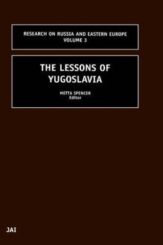 The lessons of Yugoslavia