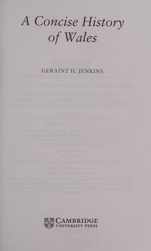 CONCISE HISTORY OF WALES