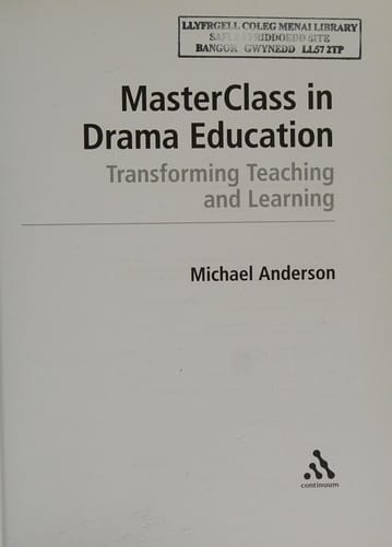 Masterclass in drama education