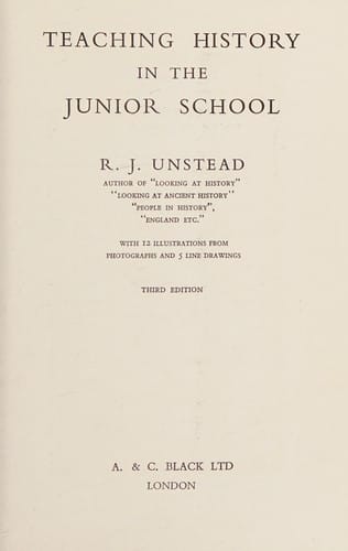 Teaching history in the junior school
