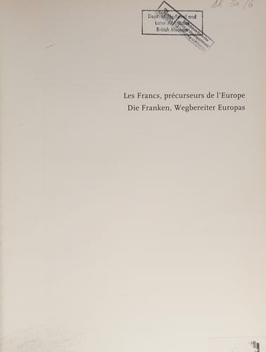 Les Francs, précurseurs de l'Europe