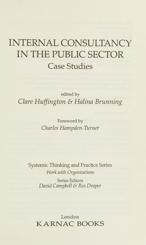 Internal consultancy in the public sector