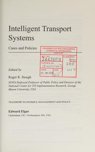 Intelligent transport systems