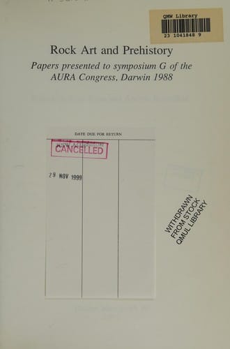 Rock art and prehistory