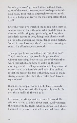 How to get things done without trying too hard