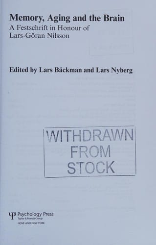 Memory, aging and the brain
