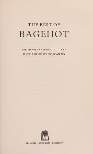 The best of Bagehot