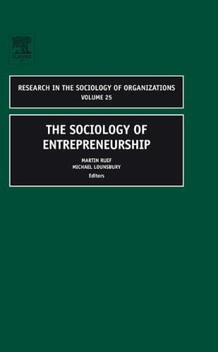 The sociology of entrepreneurship
