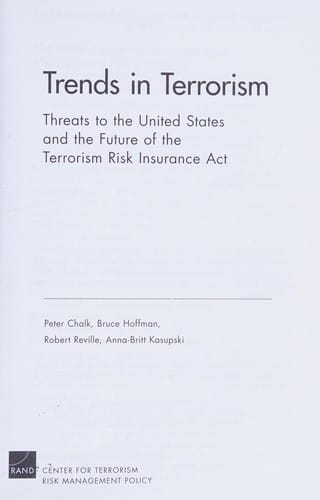 Trends in terrorism