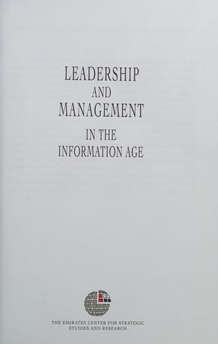 Leadership and management in the information age