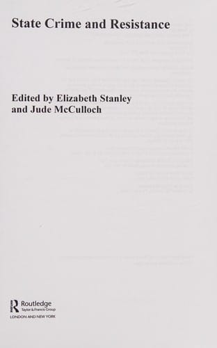 State crime and resistance
