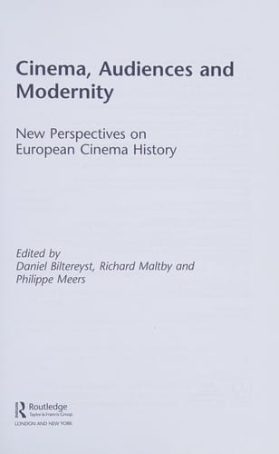 Cinema audiences and modernity: an introduction