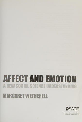 Affect and emotion