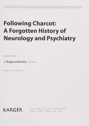 Following Charcot