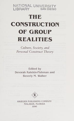The construction of group realities